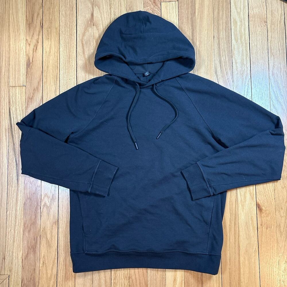 Lululemon City Sweat Hoodie Men's Medium Black Pullover Sweatshirt Yoga Athletic